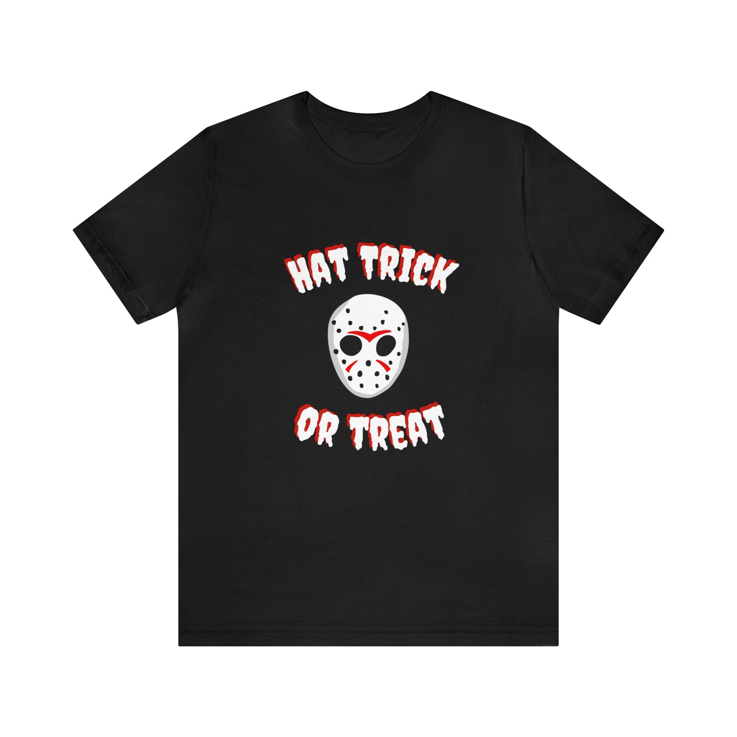 Hat Trick or Treat Mask Unisex Bella + Canvas Tee