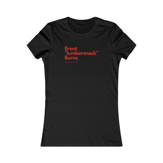 Brent *lumbersnack* Burns Bella + Canvas Women's Favorite Tee