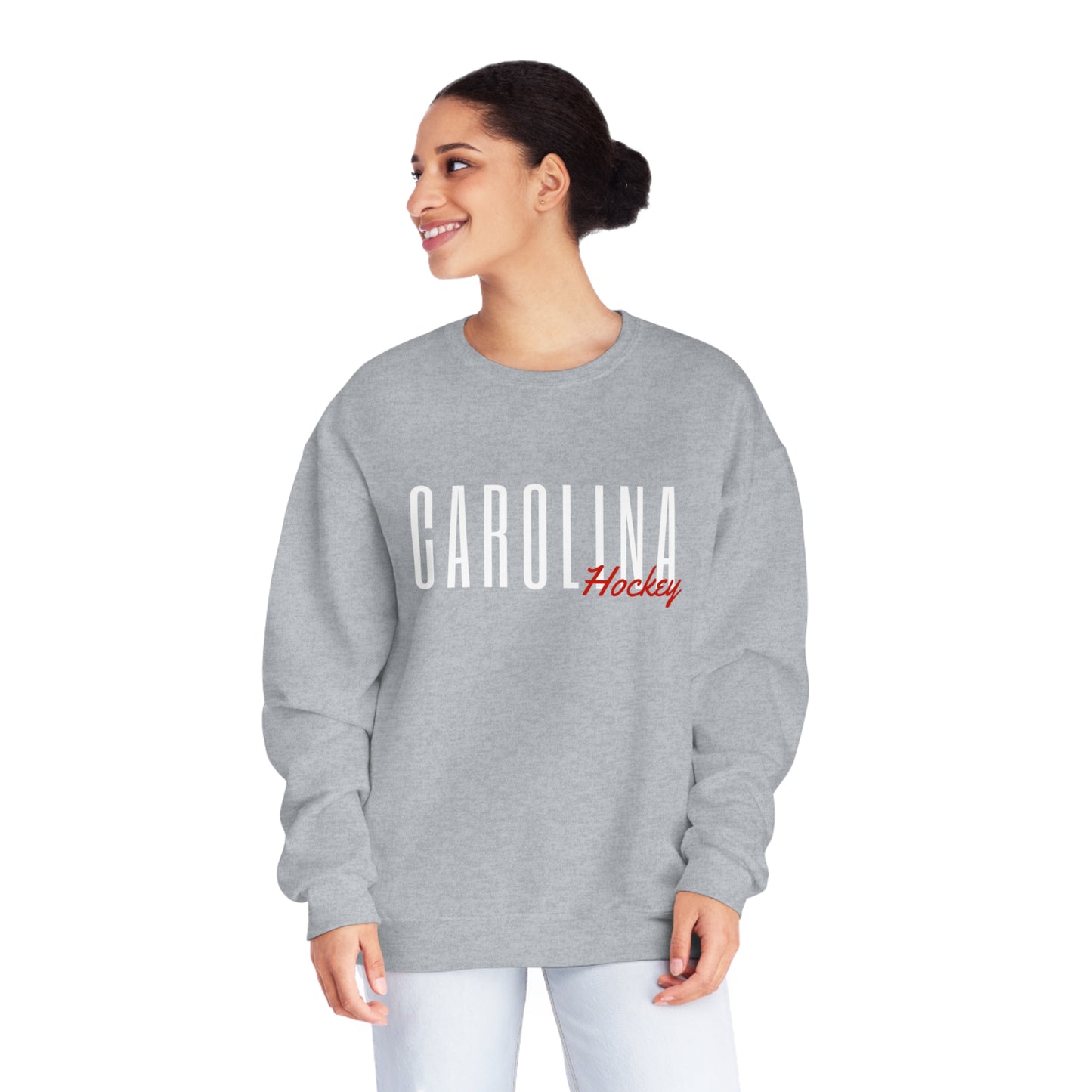 Carolina Hockey Unisex Jerzees Crewneck Sweatshirt