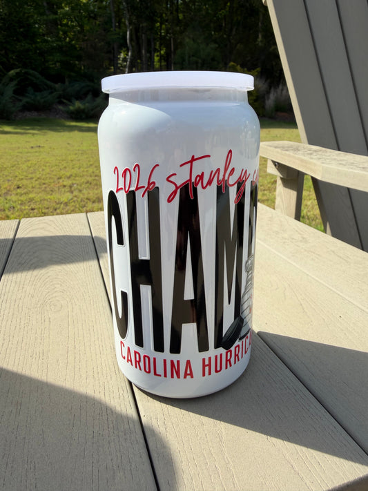 Hogged Out Champs Steel Can Cup