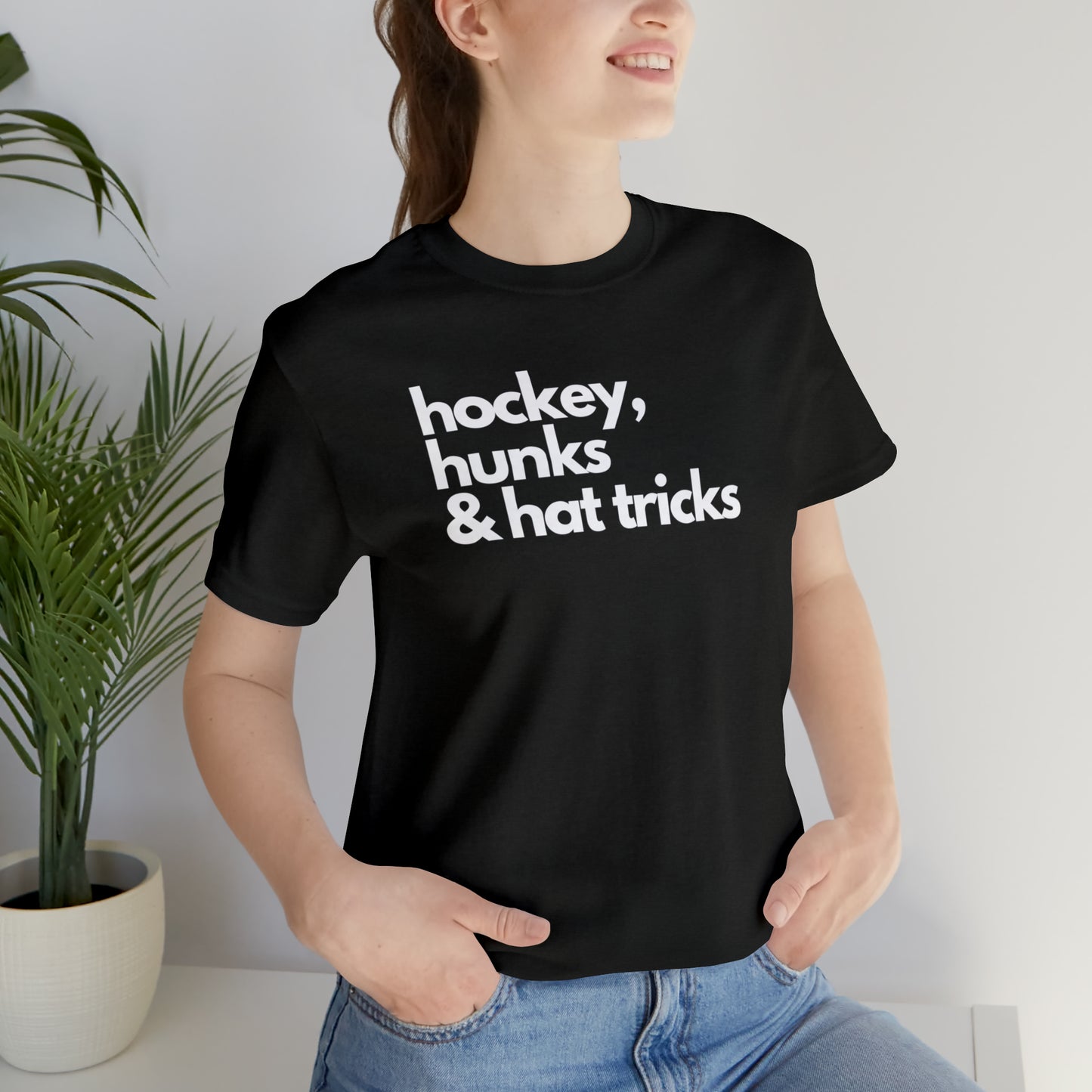 Hockey, Hunks & Hat Tricks Unisex Bella + Canvas T