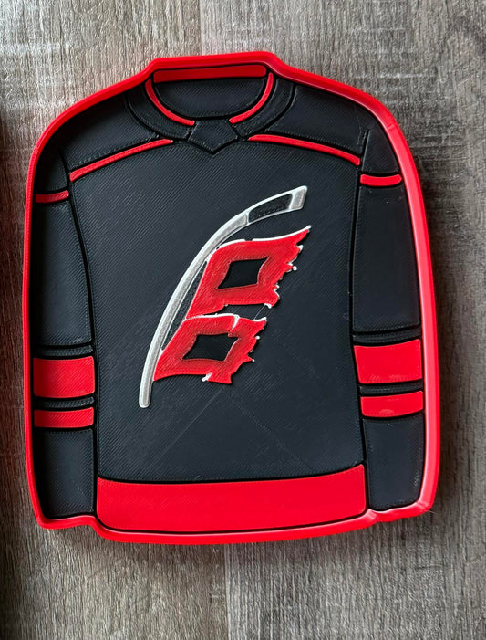 Hockey Jersey Trinket Tray – 3D Printed Catch-All Dish – 6” Organizer