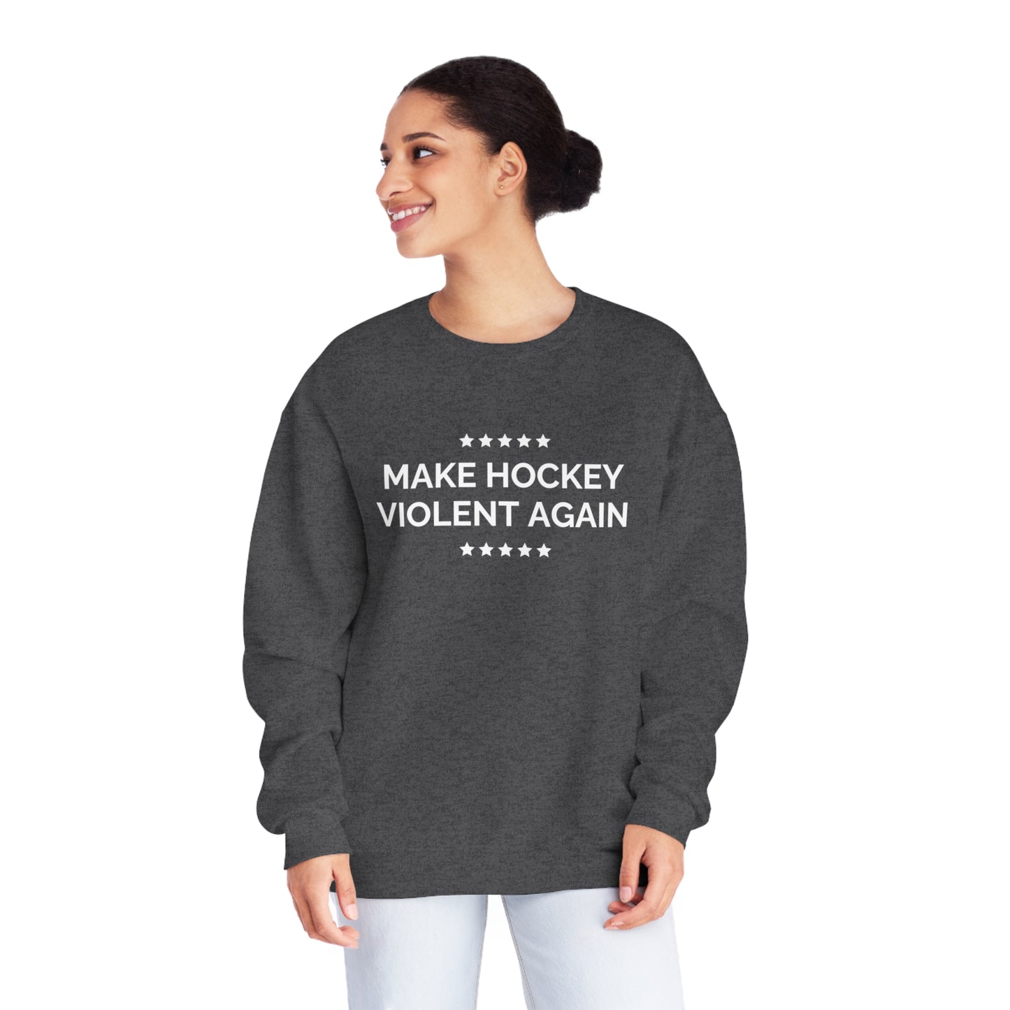 Make Hockey Violent Again Crewneck Sweatshirt