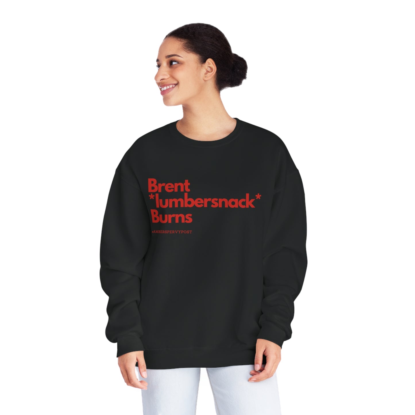 Brent *lumbersnack* Burns Unisex Jerzees Crewneck Sweatshirt