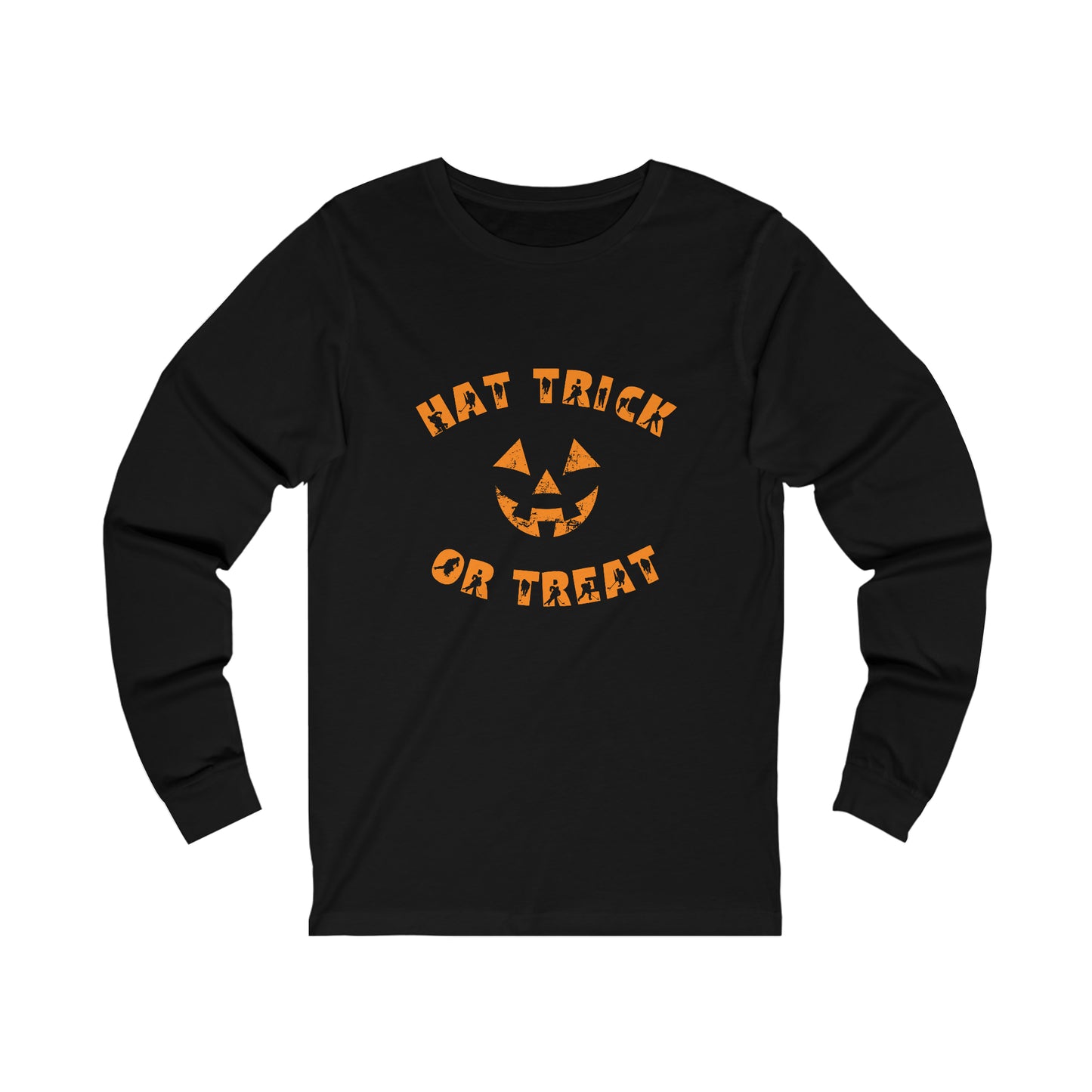 Hat Trick or Treat Unisex Bella + Canvas Long Sleeve Tee