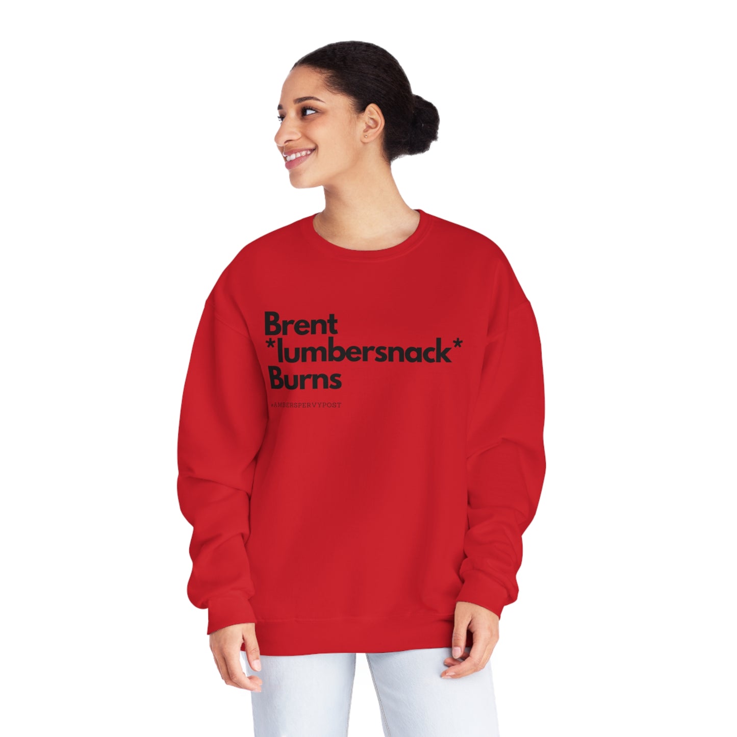 Brent *lumbersnack* Burns Unisex Jerzees Crewneck Sweatshirt