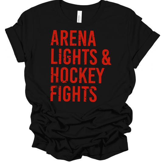 Arena Lights & Hockey Fights