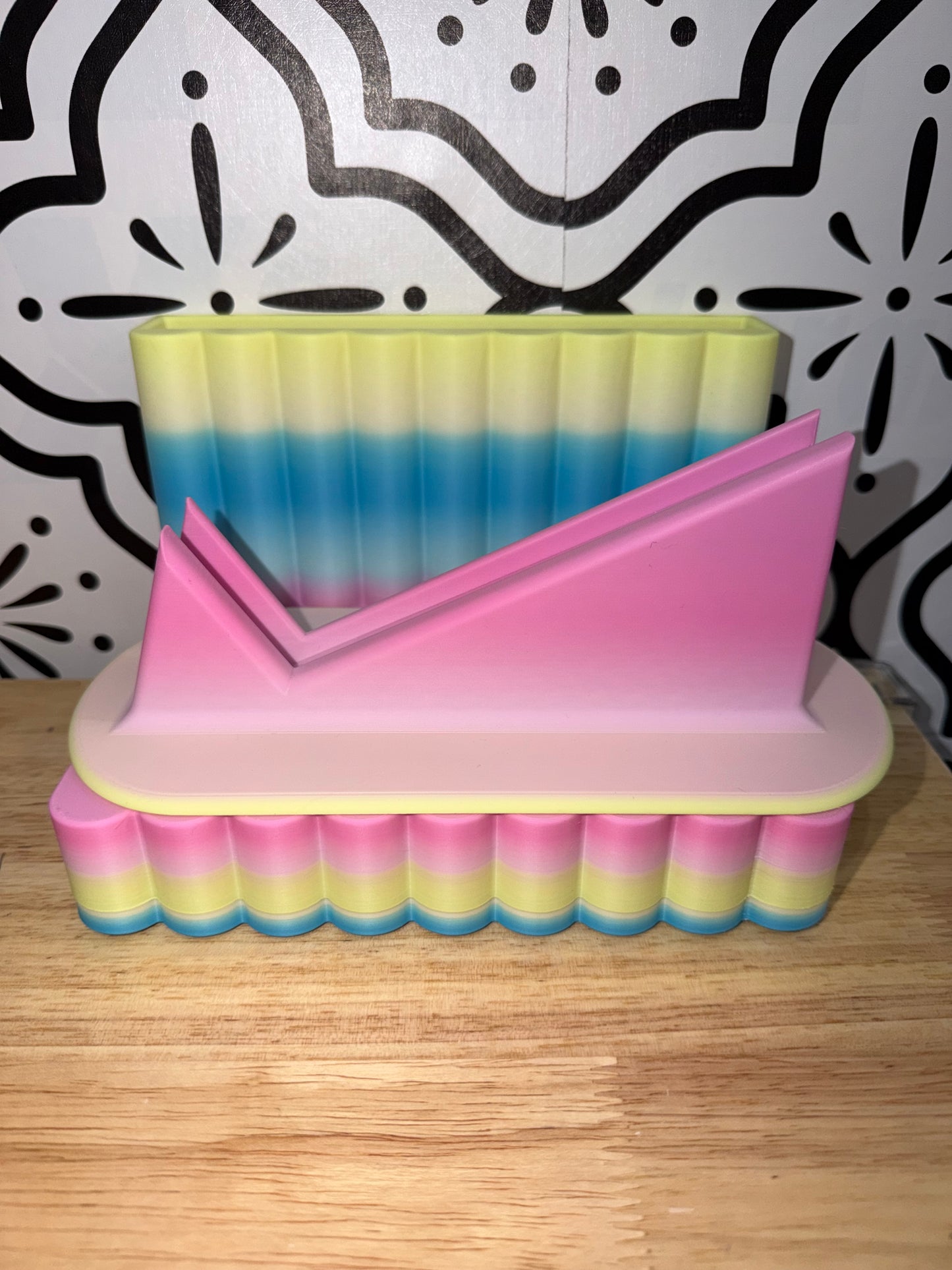 3D Printed eReader Bedside Organizer & Slanted Ereader Reading StandK