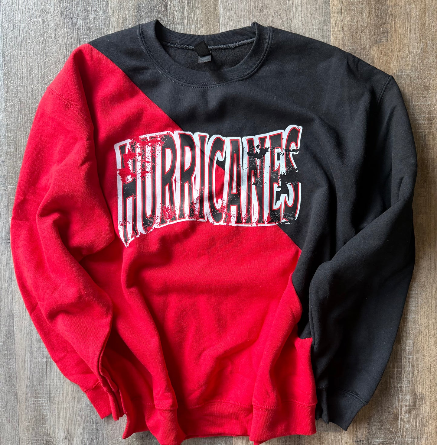 DISTRESSED SPLIT SWEATSHIRT PRESALE: SHIPS MID AUGUST