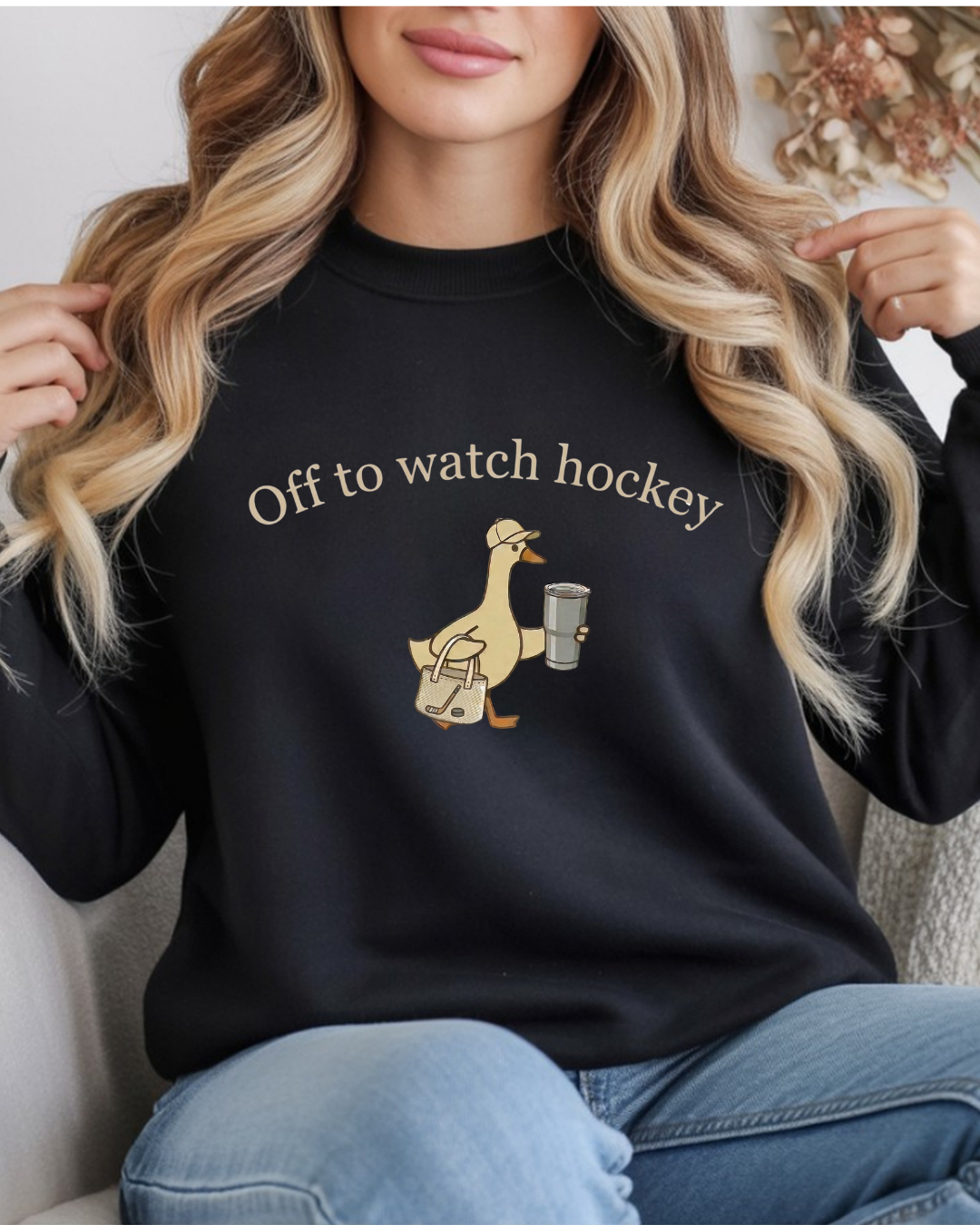Off to Watch Hockey