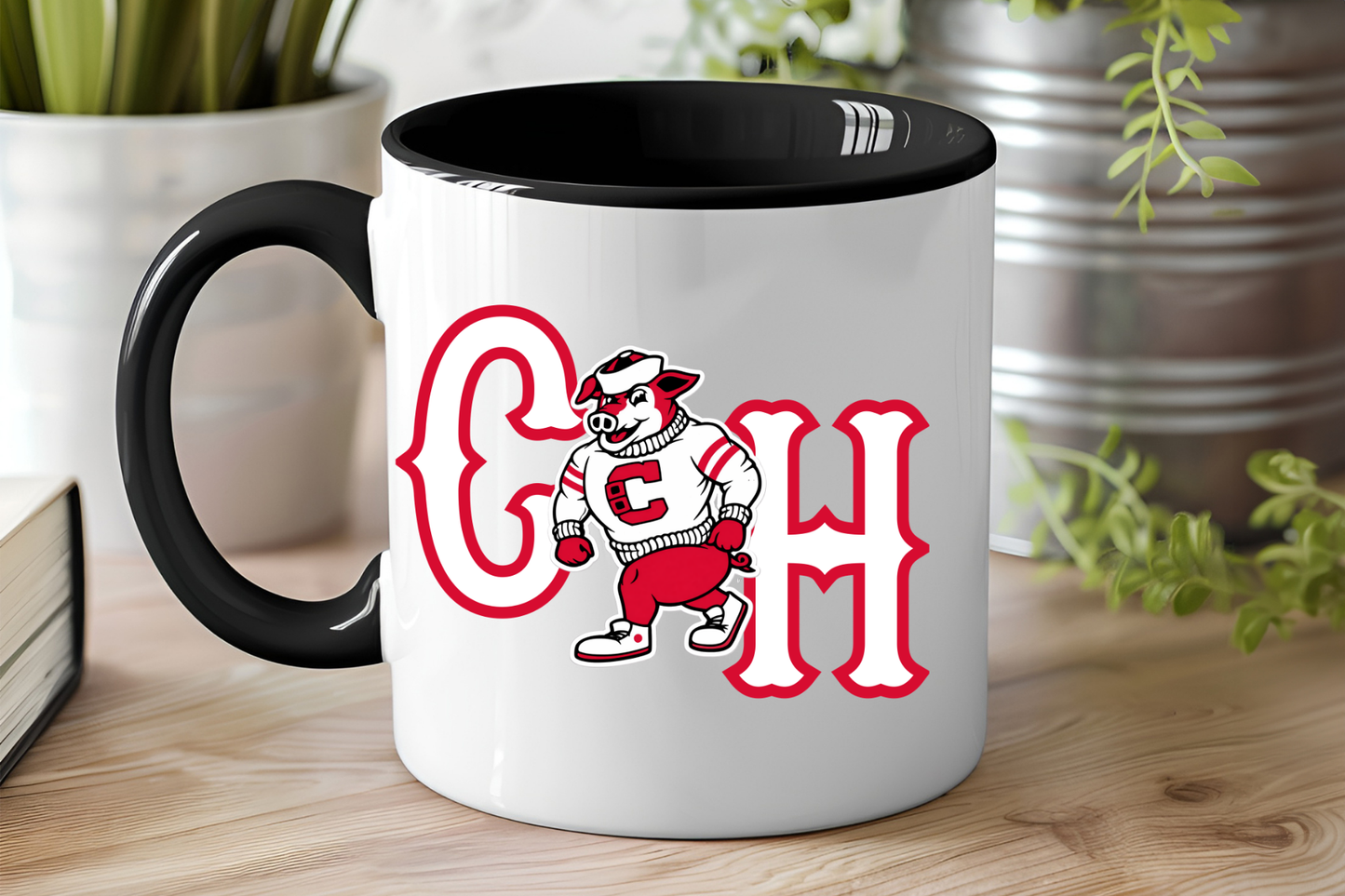15 oz Ice Hog Ceramic Coffee Mug – Sports-Inspired Designs – Multiple Styles