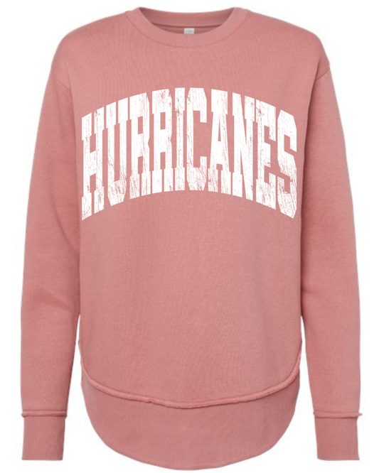 Hurricanes Vintage Crewneck Sweatshirt, Hockey-Inspired Graphic