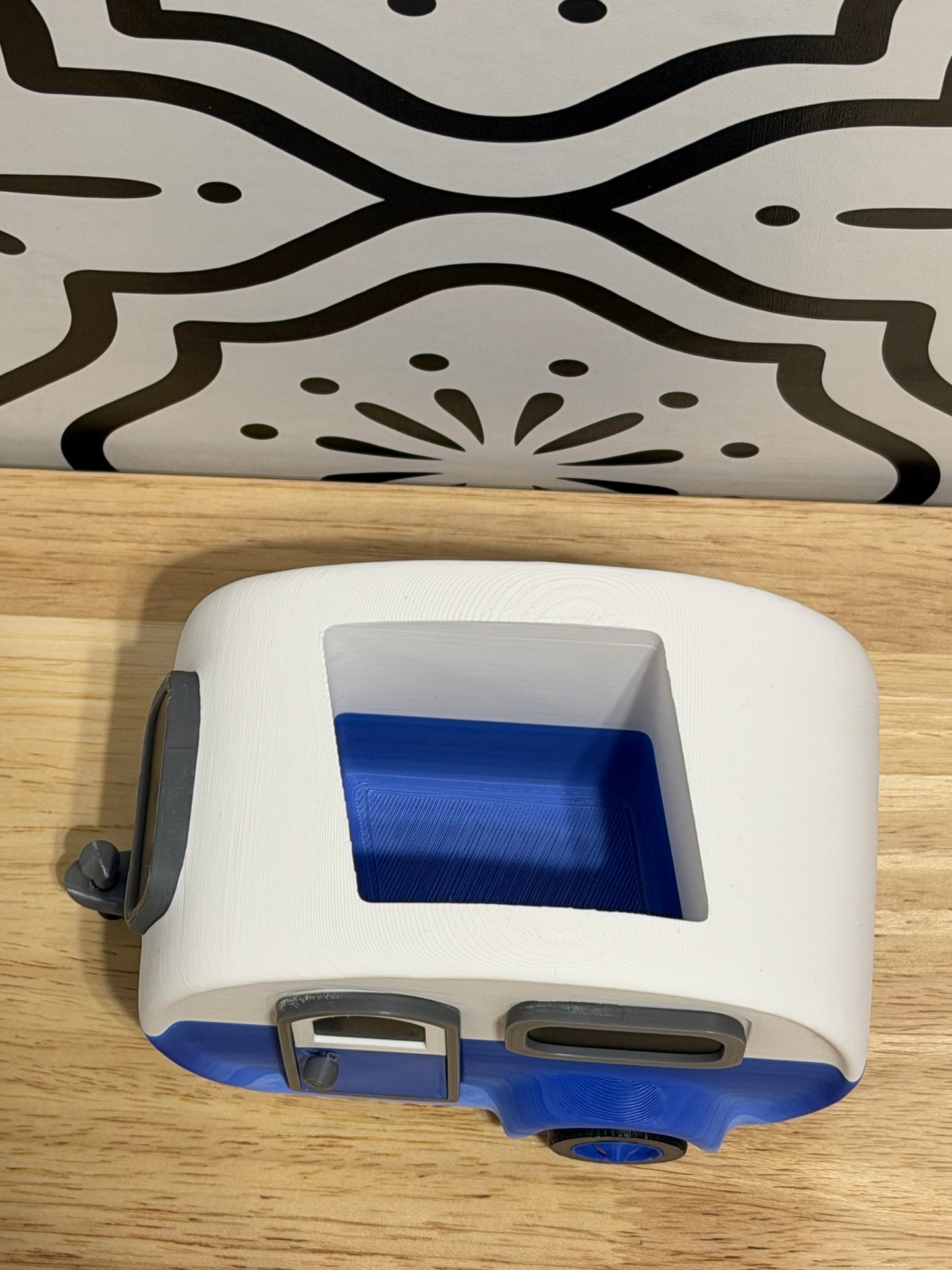 Camper Foaming Soap Holder – Fits Select 8.75 fl oz Bottles – 3D Printed Bathroom Decor