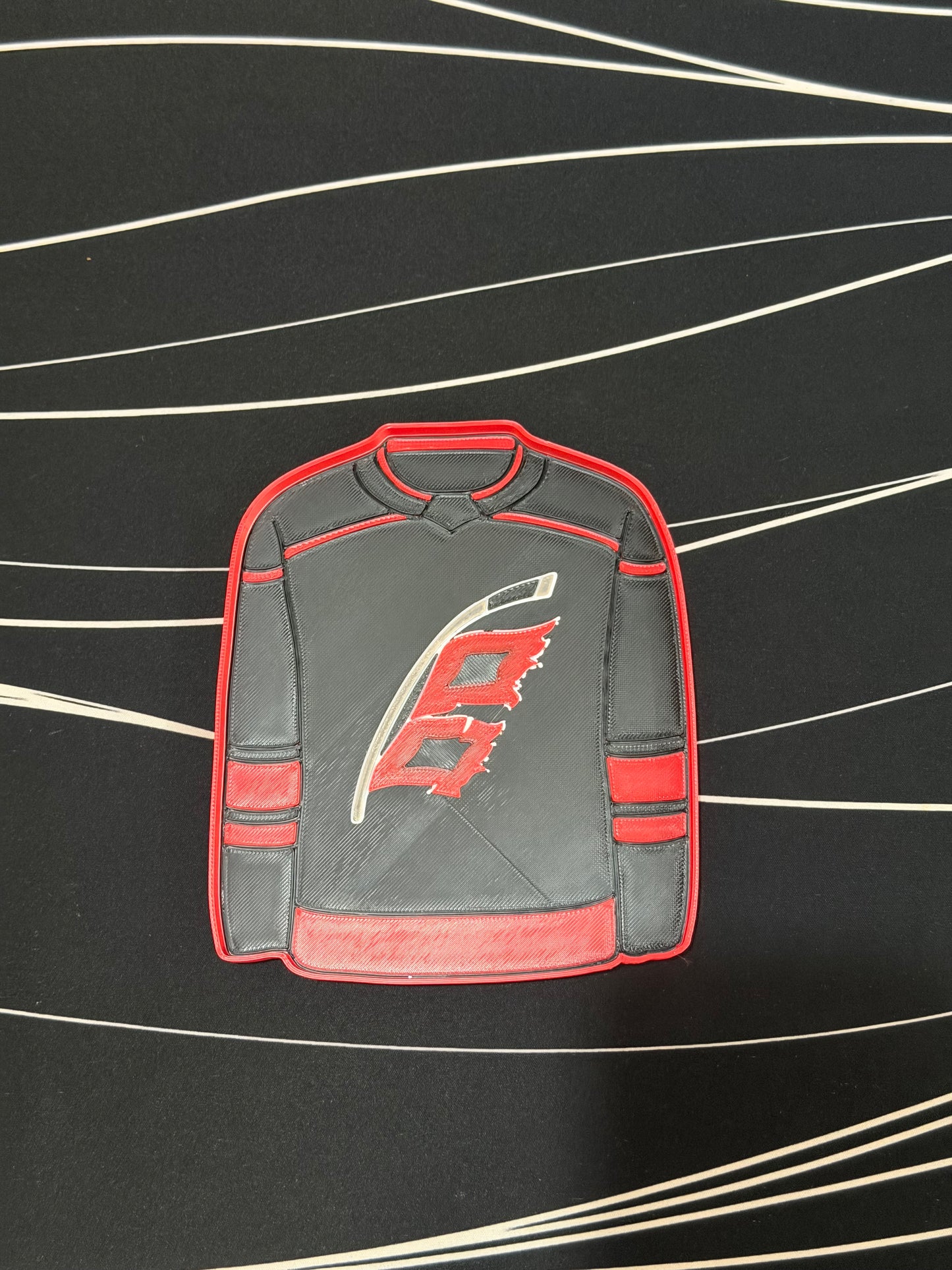 Hockey Jersey Trinket Tray – 3D Printed Catch-All Dish – 6” Organizer