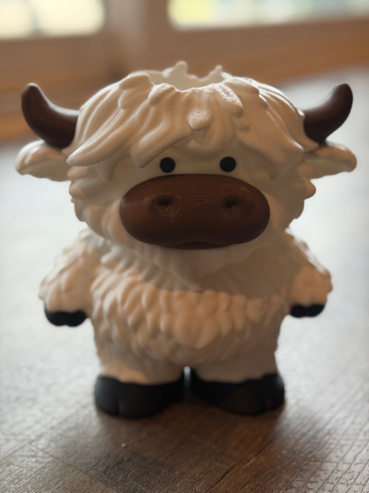 Highland Cow Soap Holder & Desk Organizer / Fits Foaming Soap Bottles