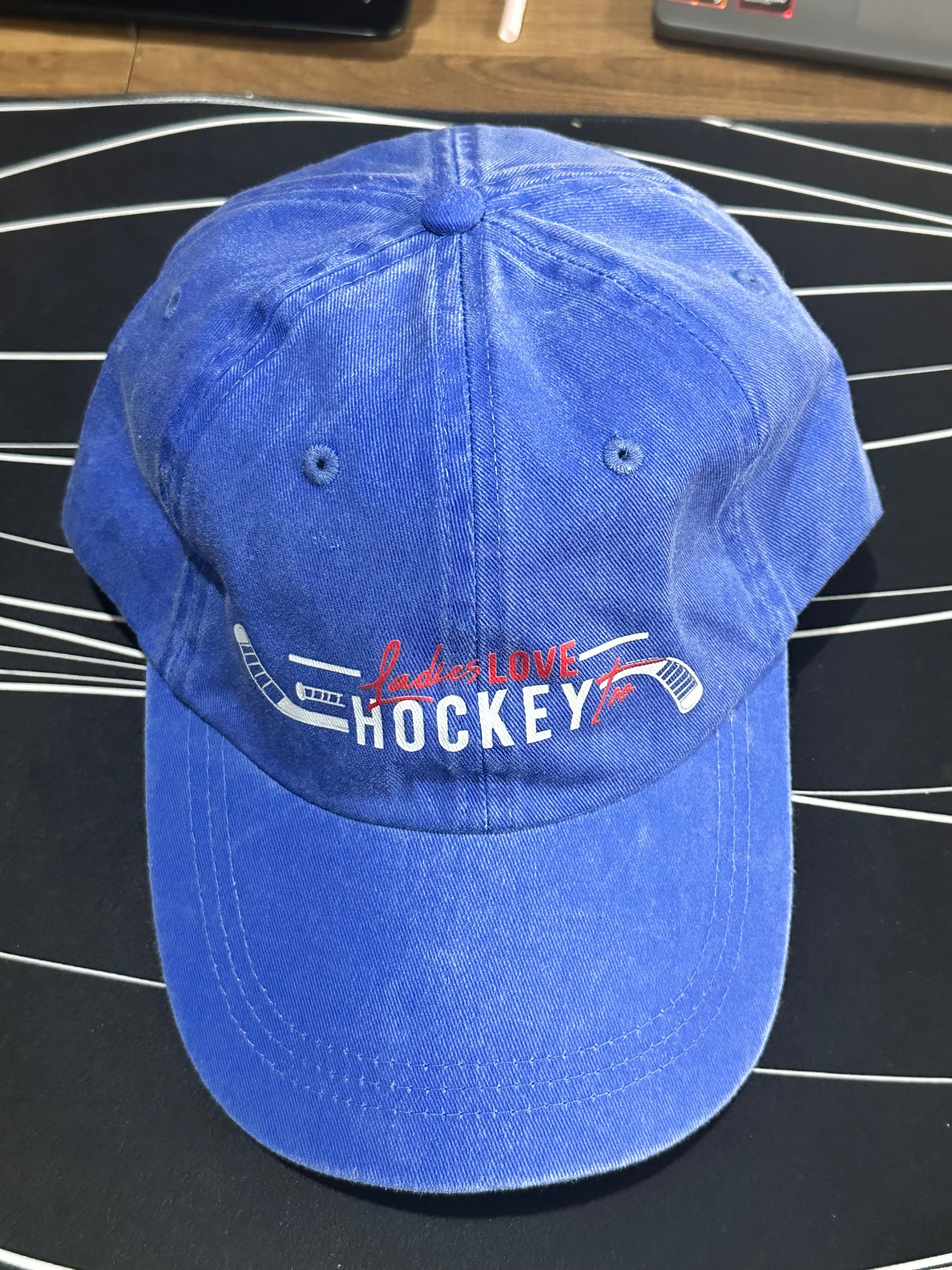 Ladies Love Hockey Too™ Adjustable Hat