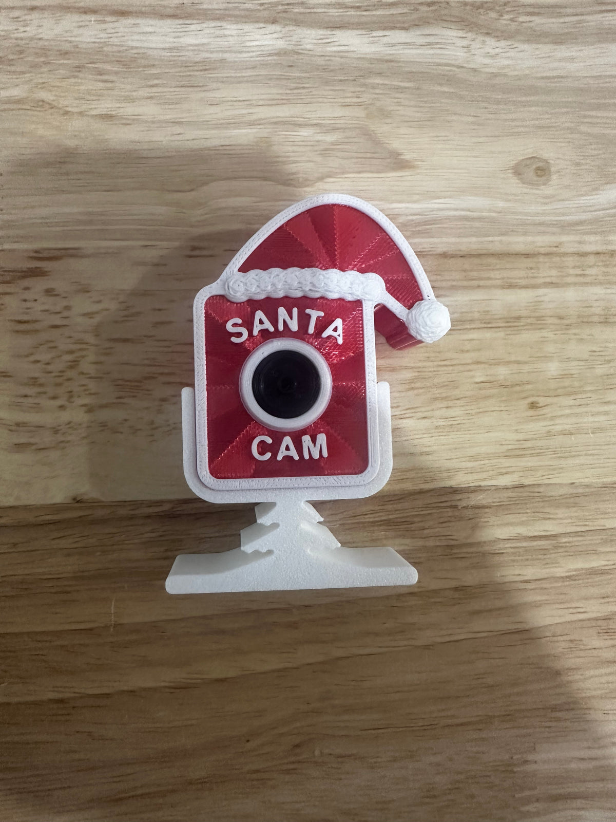 Santa Cam & Elf Cam 3D Printed Christmas Decorations