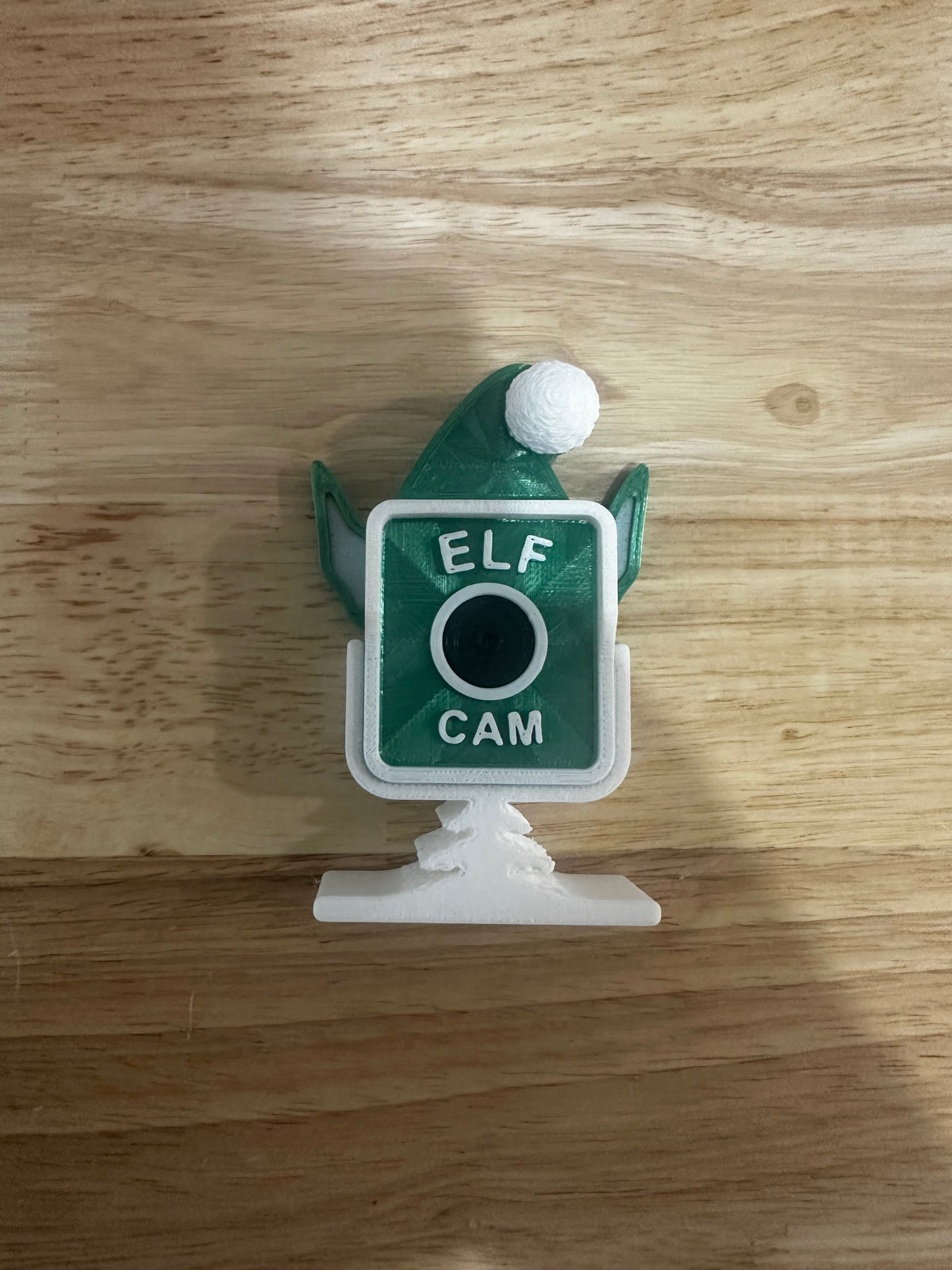 Santa Cam & Elf Cam 3D Printed Christmas Decorations
