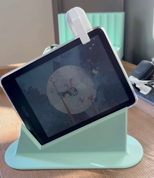 3D Printed eReader Bedside Organizer & Slanted Ereader Reading StandK