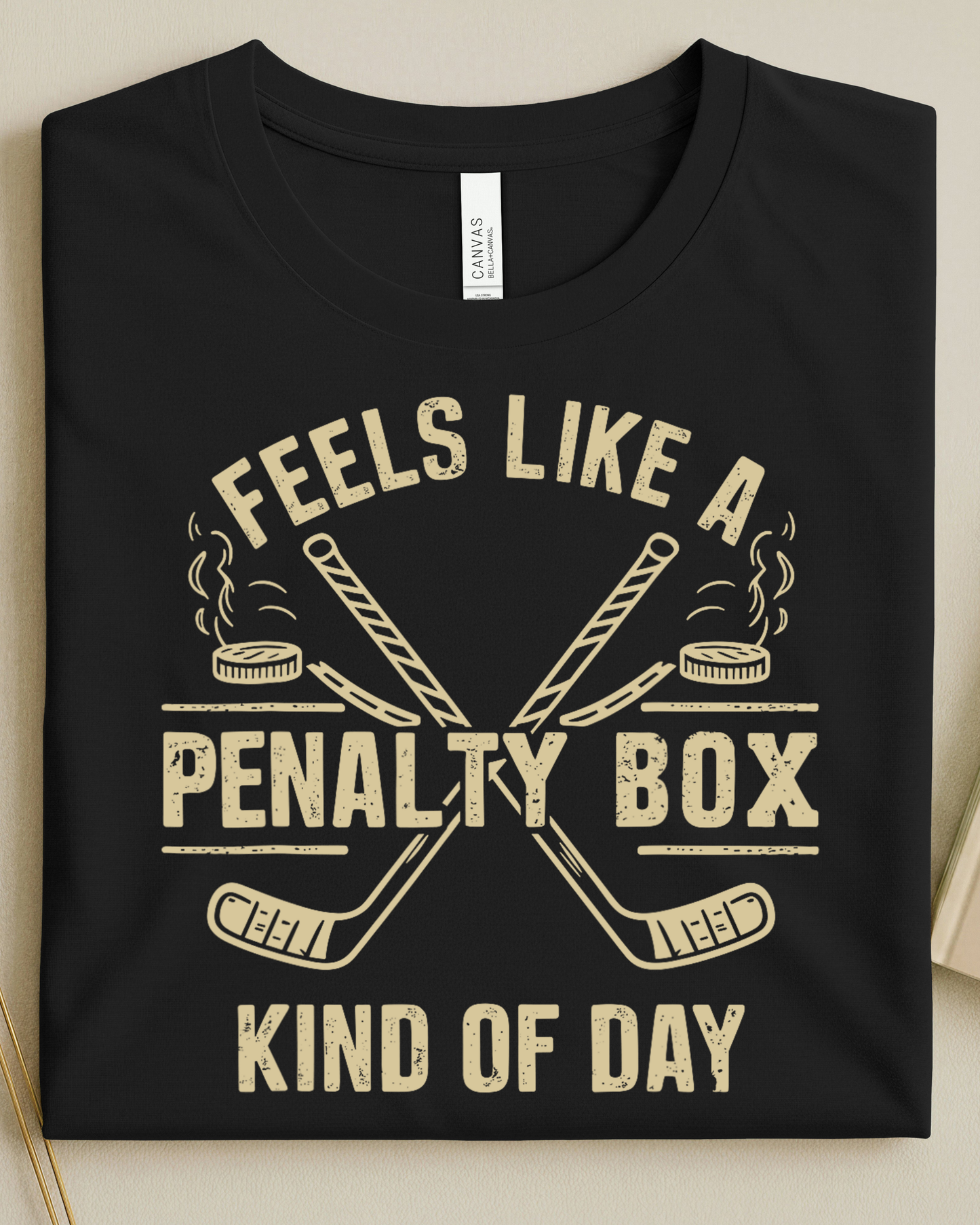 Feels Like a Penalty Box Kind of Day Shirt, Hockey-Inspired Graphic Tee & Sweatshirt