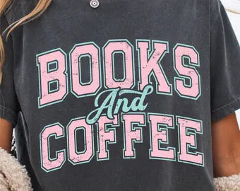 Books & Coffee *COMFORT COLORS*