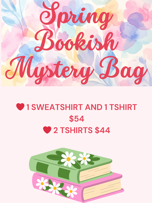 Spring Bookish Mystery Bag 2 T-Shirts