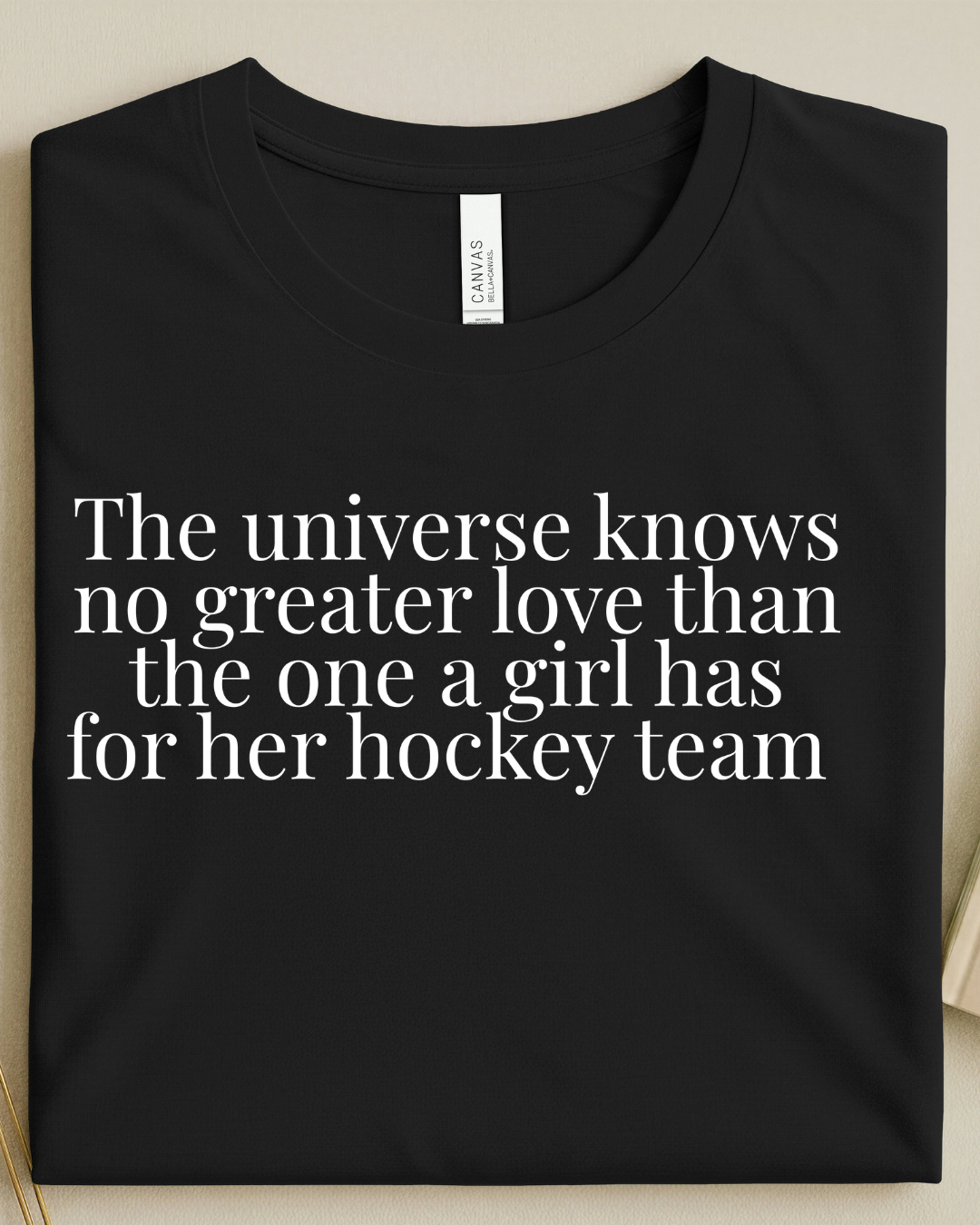 A Girl and her Hockey Team
