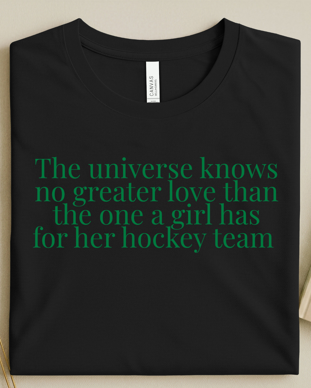A Girl and her Hockey Team