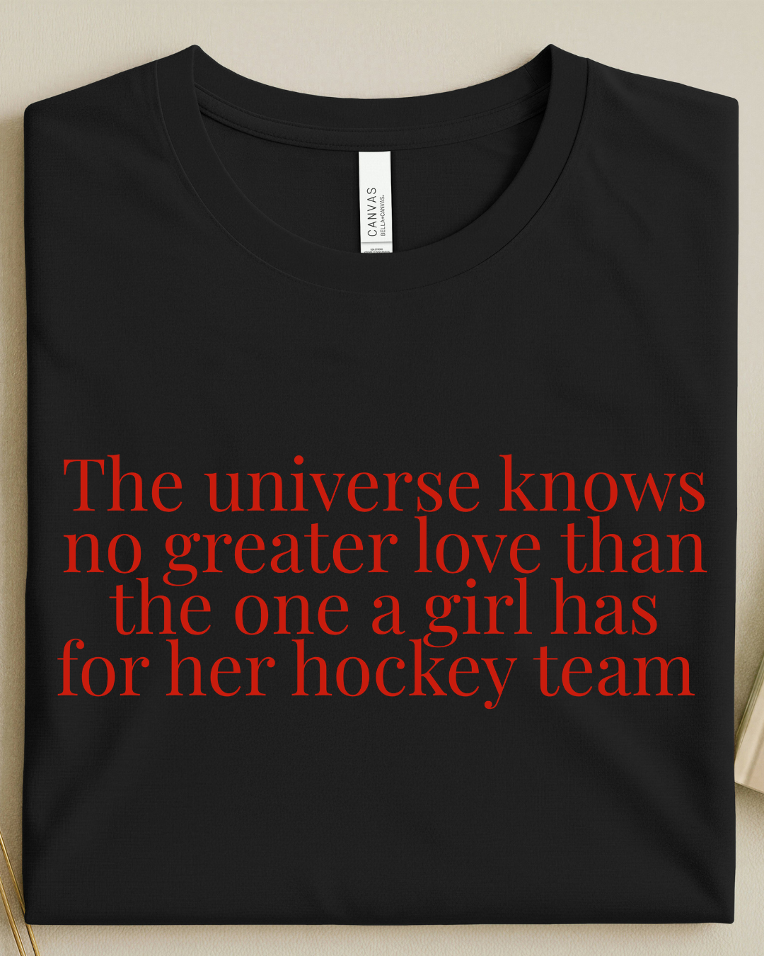 A Girl and her Hockey Team
